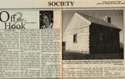 Cabin News Article