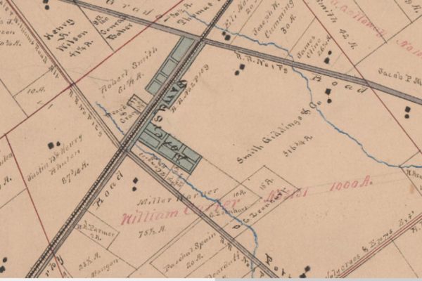 Pottersburg map 1870