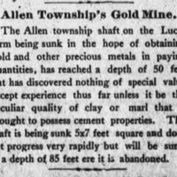 1904 Allen Twp Gold